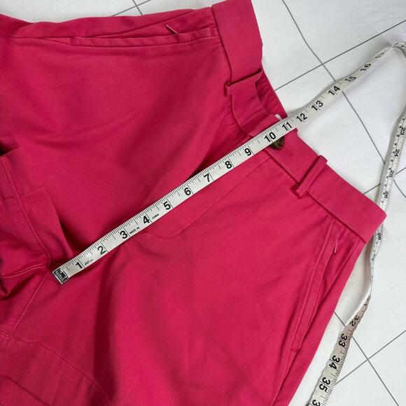 Spanx Shorts Womens XS Pink Tulip Twill 5" High Rise Chino Stretch Smooth Casual - Picture 9 of 12